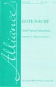 Gute Nacht TTBB choral sheet music cover